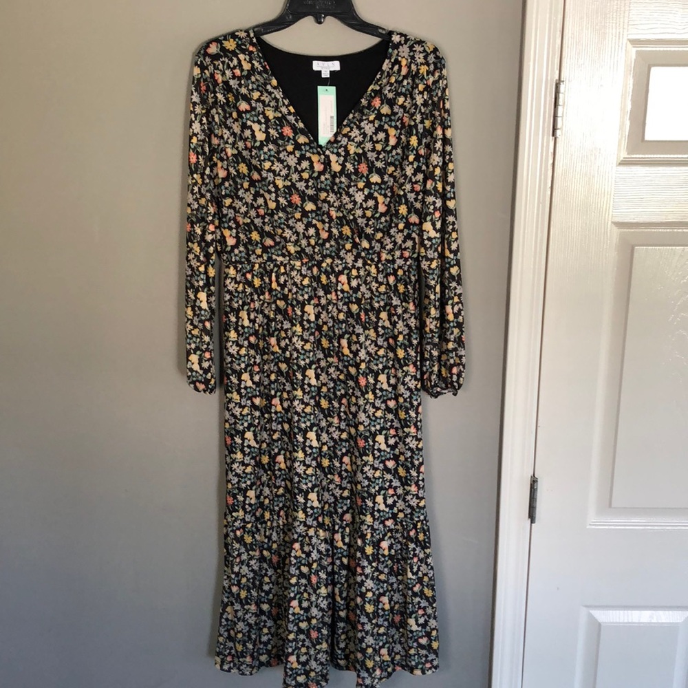 AVLN studio, XS, NWT, Floral prairie dress